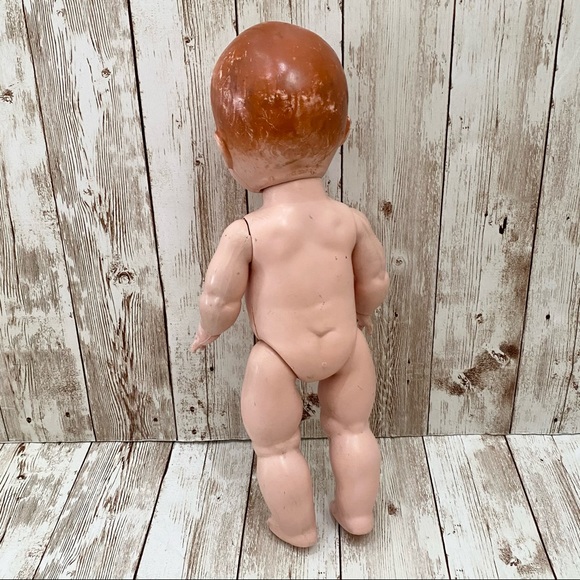 Vintage Hard Plastic Twist Legs Turn Head Doll - Picture 8 of 15
